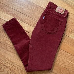 Corduroy Levi’s 710 Super Skinny